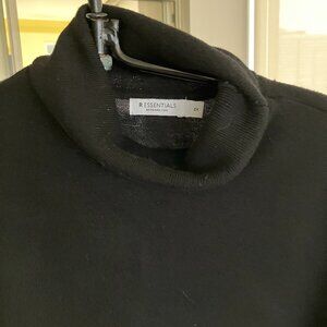 Essentials Black Turtleneck Sweater